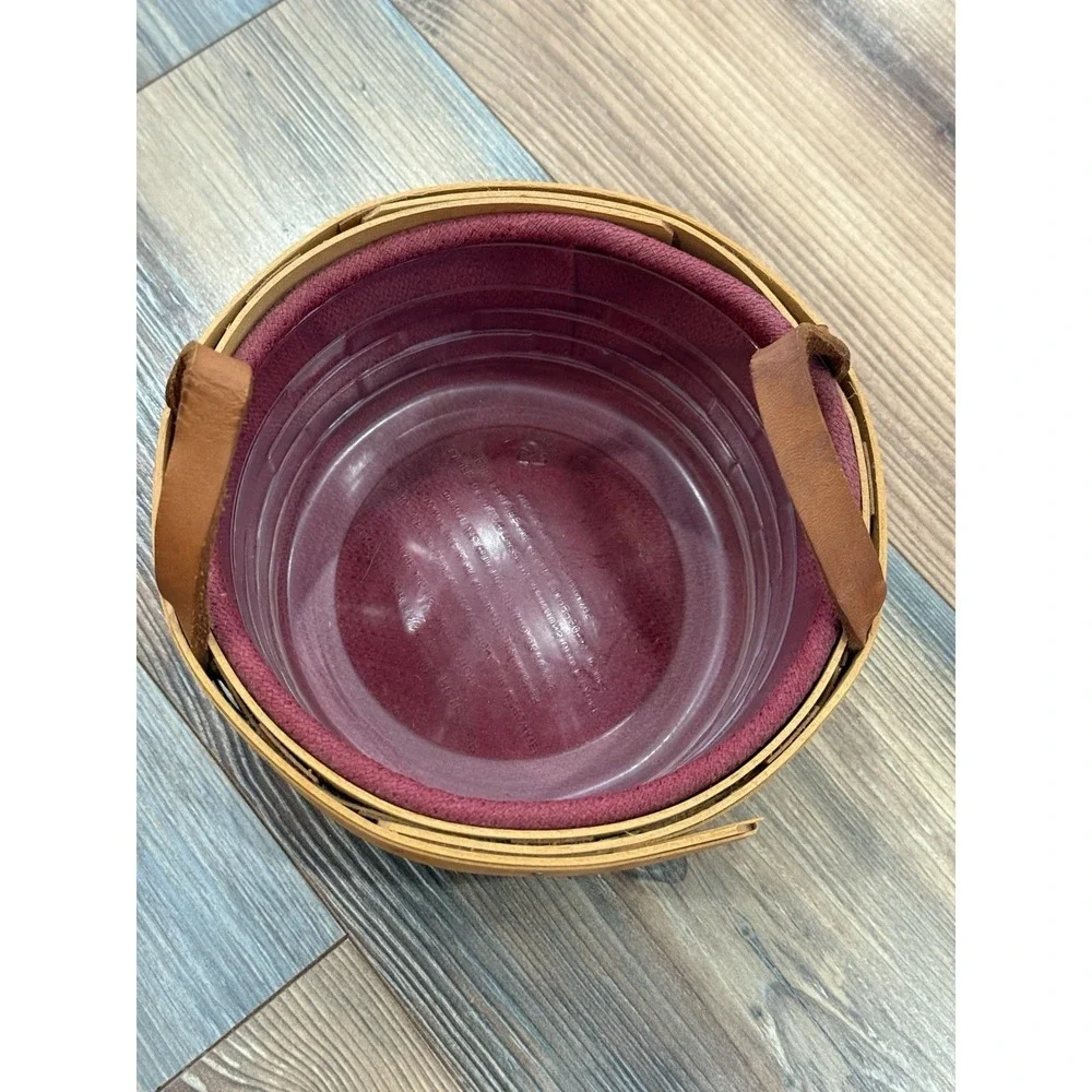 Longaberger 2002 Horizon of Hope Button Basket With Liners Authentic